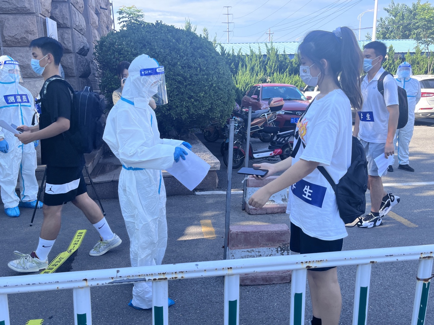 青岛工学院开展2022年秋季开学前疫情防控演练 青岛工学院开展2022年秋季开学前疫情防控演练