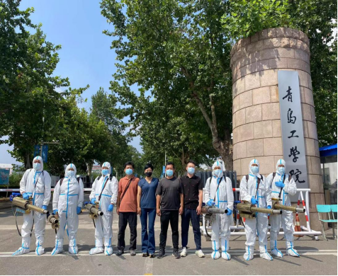 校园消杀筑防线 凝心聚力保安全 ——青岛工学院开展校园全面消杀工作 校园消杀筑防线 凝心聚力保安全 ——青岛工学院开展校园全面消杀工作
